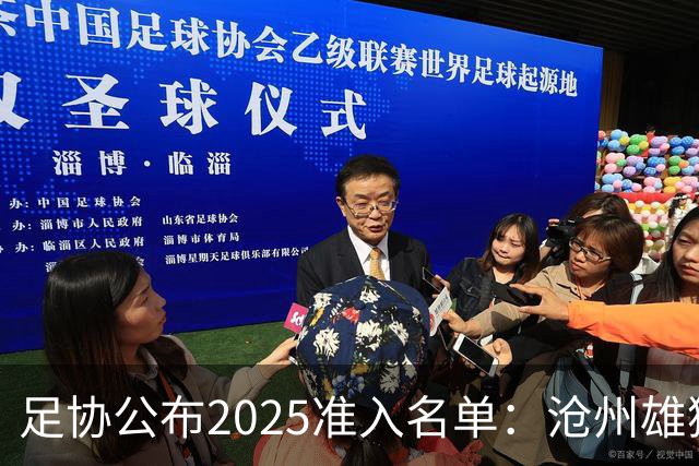足协公布2025准入名单：沧州雄狮、广州队无缘